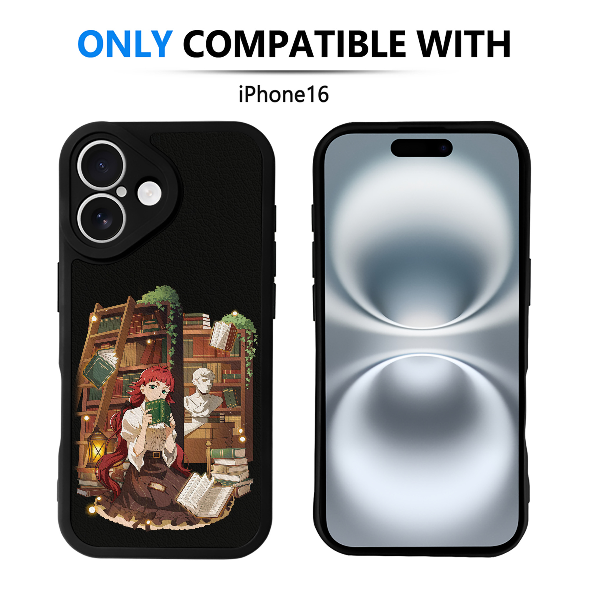 （画像用） 文豪ストレイドッグス Bungo Stray Dogs 【iPhone 16シリーズ対応】シリコンスマホケース（レザー調） 材質：シリコン